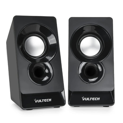 Casse Acustiche 2.0 Autoal. USB 2.0 Nere