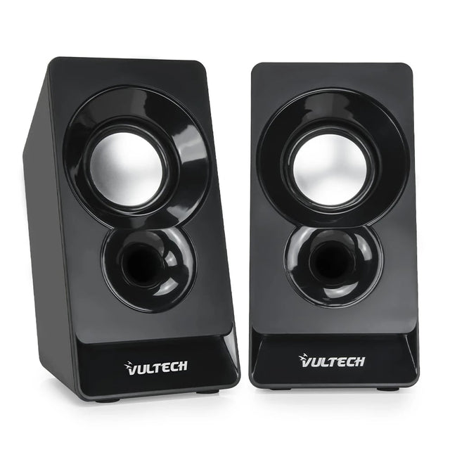 Casse Acustiche 2.0 Autoal. USB 2.0 Nere