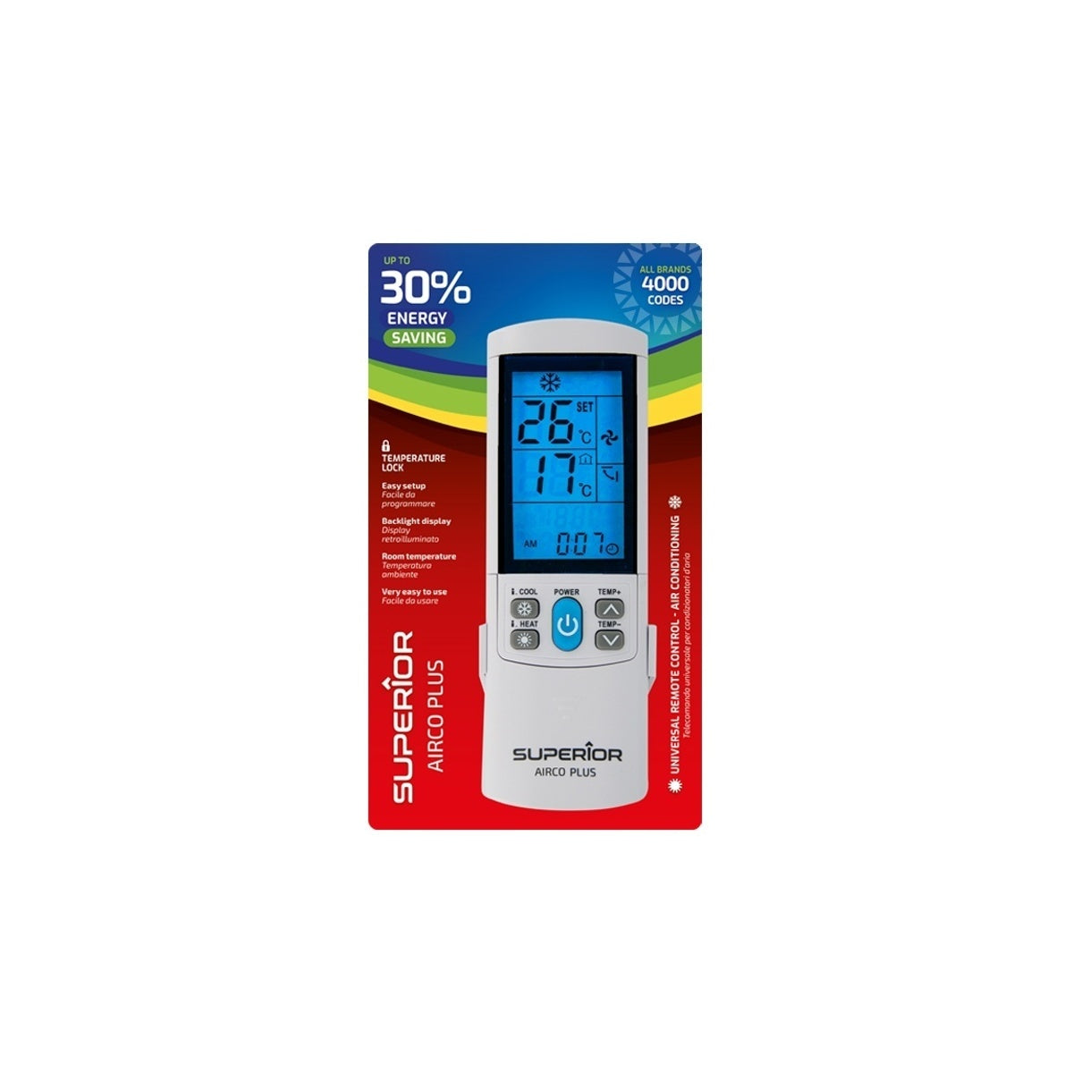 Telecomado per Condiizonatore Universale