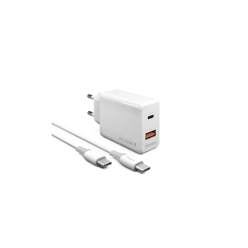 KIT CHARGER + CAVO TYPEC-TYPEC