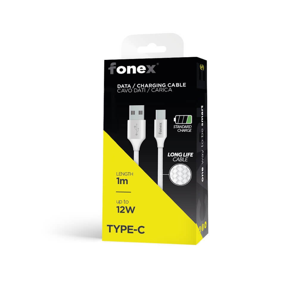 Cable Charging Type-C A Usb/Type-C 1mt