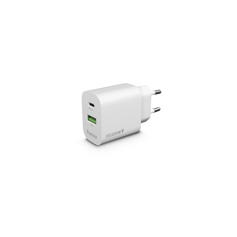 Alimentatore da Rete con Porta USB e Porta Type-C