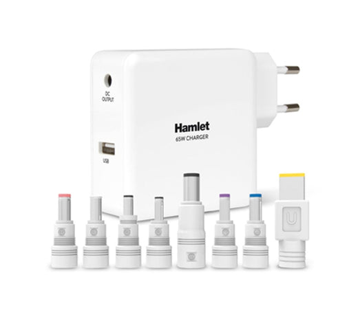 Alimentatore Notebook 65W 8 TIPS,USB