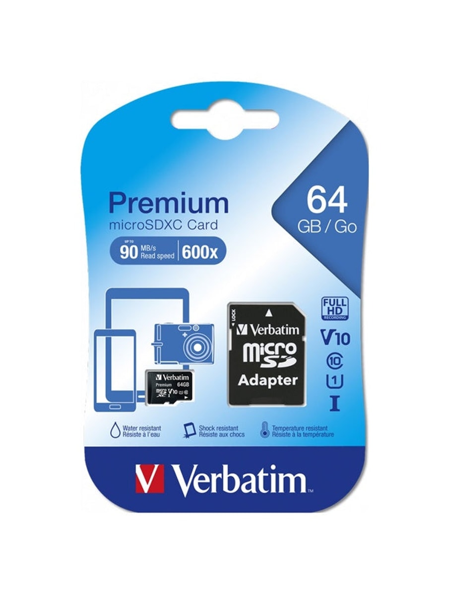 Microsd 64GB Verbatim