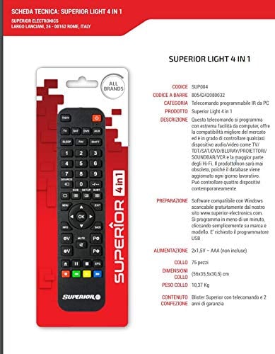 Telecomando 2 In 1 All Brand