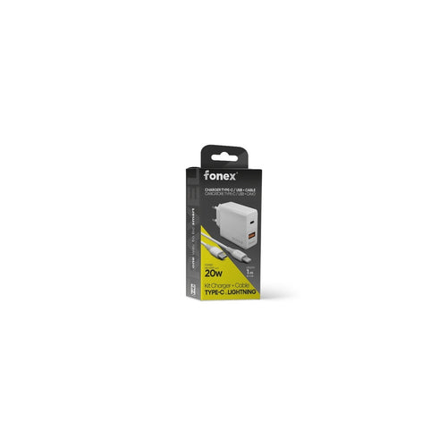 Caricatore Type-C/usb + Cavo 1mt 20W