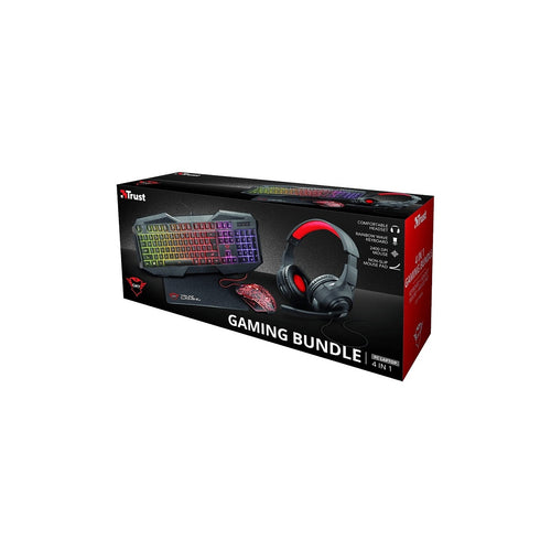 Trust 4IN1 Gaming Bundle - Tastiera Cuffie Mouse Mousepad