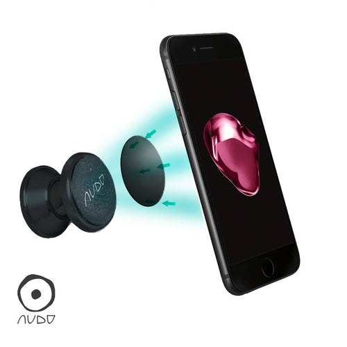 SUPPORTO MAGNETICO UNIVERSALE PER AUTO CON FISSAGGIO ADESIVO