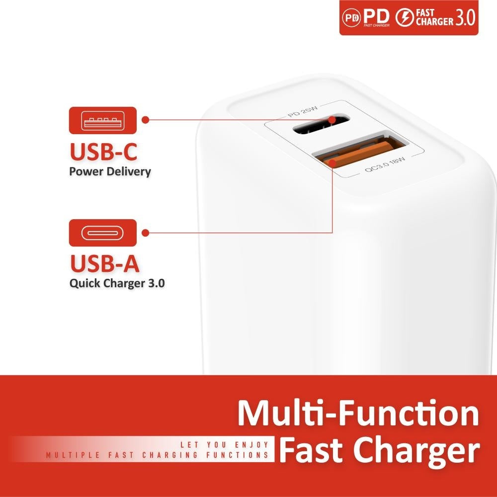 Caricatore 20W Usb/USB-C
