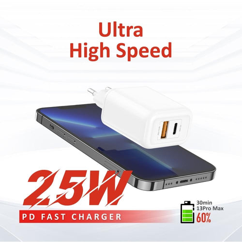 Caricatore 20W Usb/USB-C
